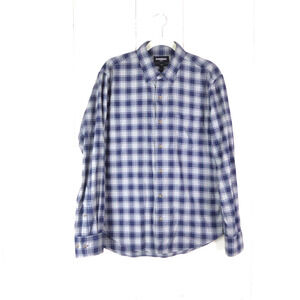 Bonobos Shirt Mens SZ L Flannel Button Up Slim Fit Long Sleeve Plaid Casual